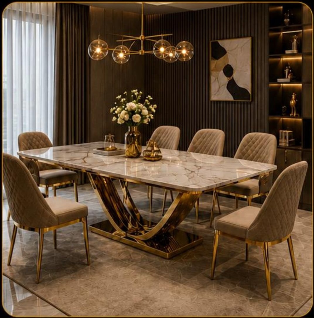 PVD Dining Table by GAD Furnitures