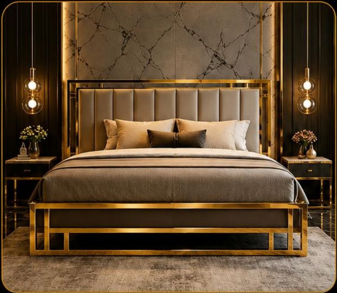 Modern PVD Beds by GAD Furnitures